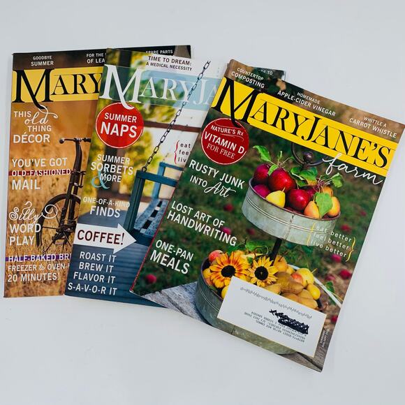 Mary Janes Farm Magazine Lot of 3 June - November 2022 Courage Dream Sunbeams - Picture 9 of 9